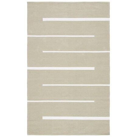 Safavieh 4 x 6 ft. Montauk Hand Woven Rectangle Area Rug Light Green & Ivory MTK311W-4